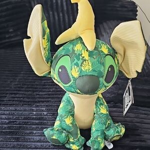 Disney Green and Yellow Stitch Stuffed Animal